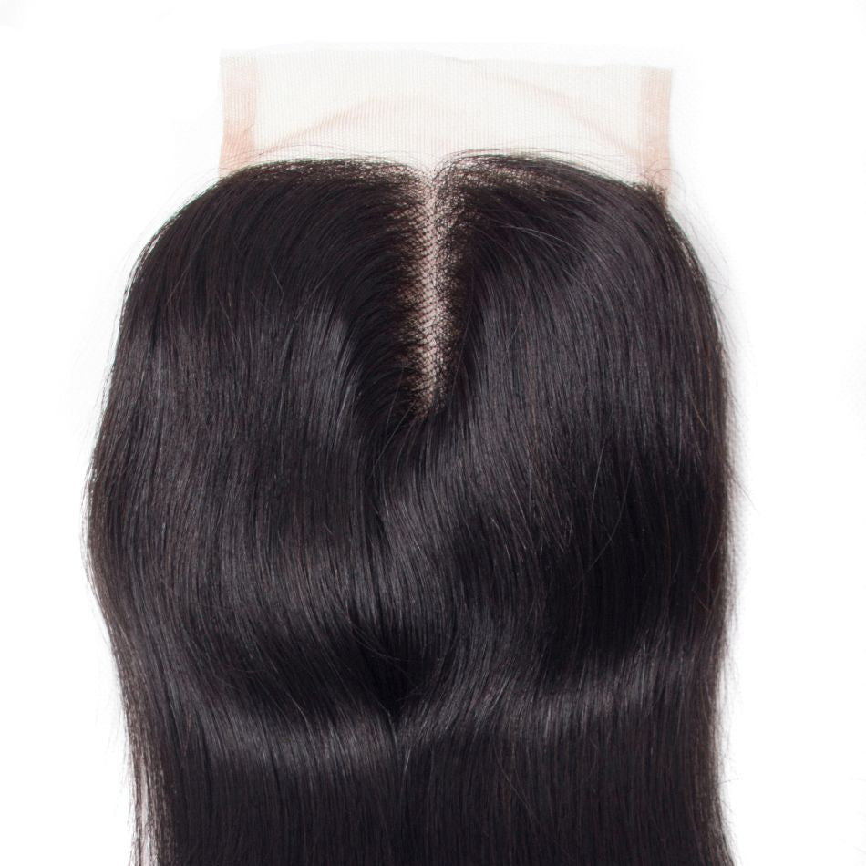 4*4 5*5 6*6 Lace Closure Brazilian Straight Virgin Human Hair