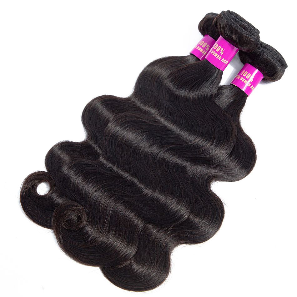 4*4 Lace Closure With Bundles Body Wave 12A Virgin Hair Weave