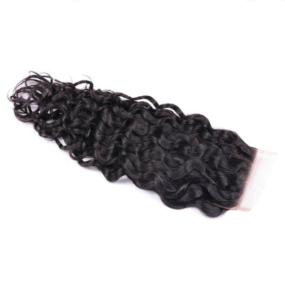 4*4 5*5 6*6 Lace Closure Brazilian Water Virgin Human Hair