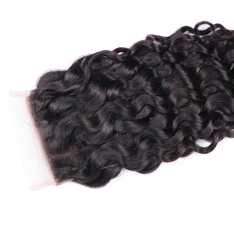4*4 5*5 6*6 Lace Closure Brazilian Water Virgin Human Hair