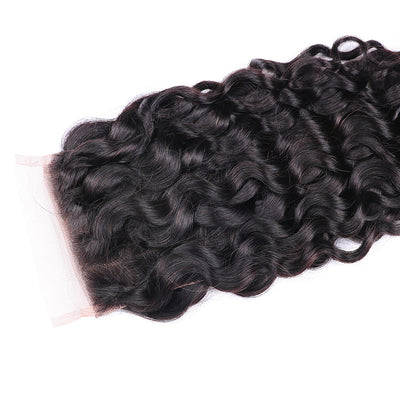 4*4 5*5 6*6 Lace Closure Brazilian Water Virgin Human Hair