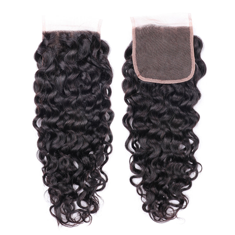 4*4 5*5 6*6 Lace Closure Brazilian Water Virgin Human Hair