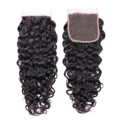 4*4 5*5 6*6 Lace Closure Brazilian Water Virgin Human Hair
